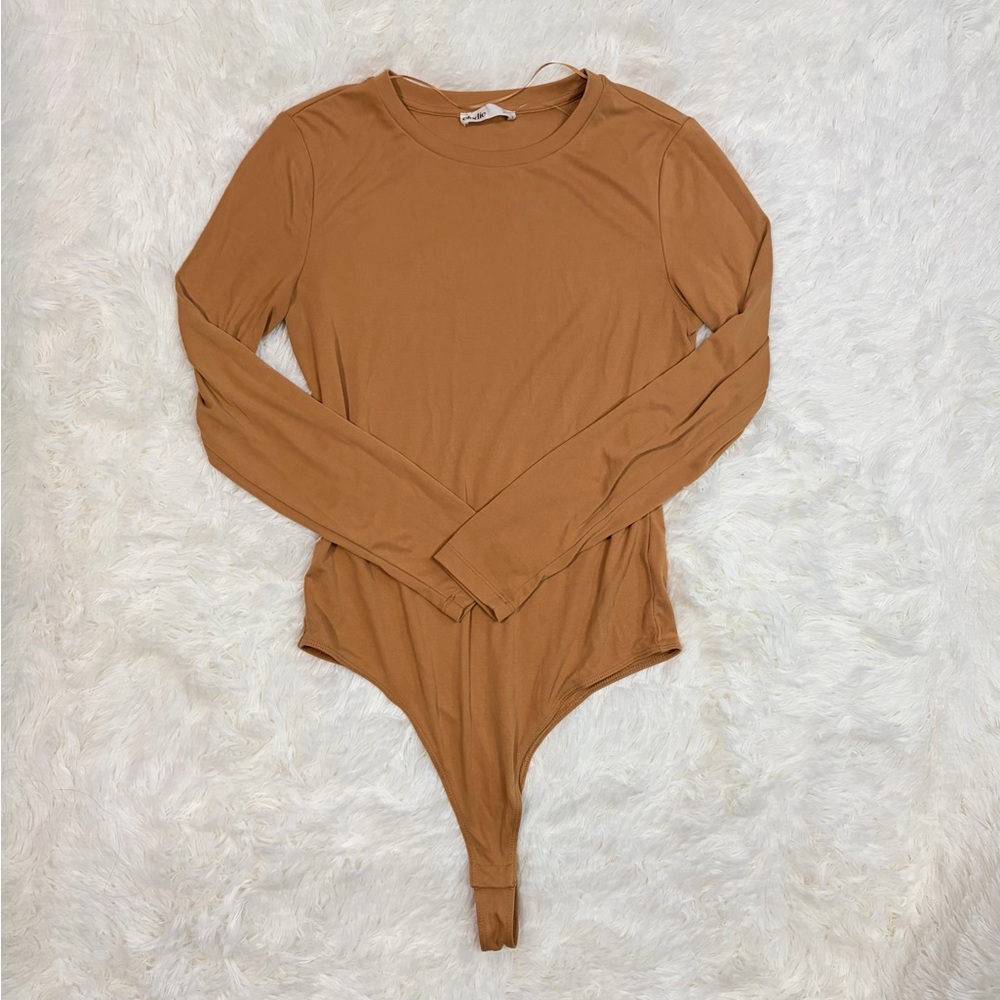 Elodie Camel Bodysuit